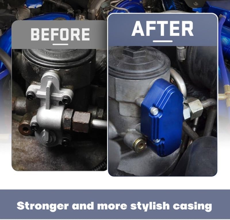 Compatible For 6.0 For Powerstroke 2003-2007 Spring With Billet Spring Housing Engine Pressure Regulator Valves Cap J60F - (Color: Black)