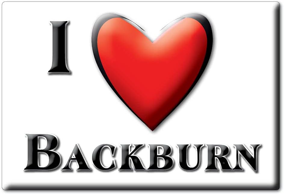 Enjoymagnets BACKBURN (SCO) FRIDGE MAGNET ENGLAND SCOTLAND SOUVENIR I LOVE GIFT PRESENT