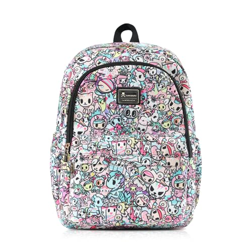 Tokidoki Unicorno Backpack Cute Travel Laptop Backpack for Women Casual Bookbags Lightweight Cloth Canvas Backpack School Bag Daypack Handbag (Colorful)