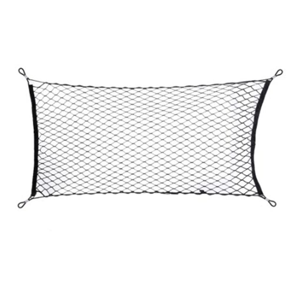 Beauenty Car Truck Net with Adjustable Hook,Cargo Storage Organizer Mesh Net,Net Pocket for Cargo Car,Bike,Luggage(115 * 60cm)