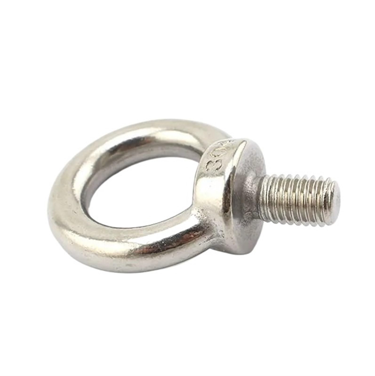 200 Uds M4 304 Acero inoxidable rosca métrica perno de elevación ojo gancho tuercas con hombros tornillo anillo pernos para equipos mecánicos