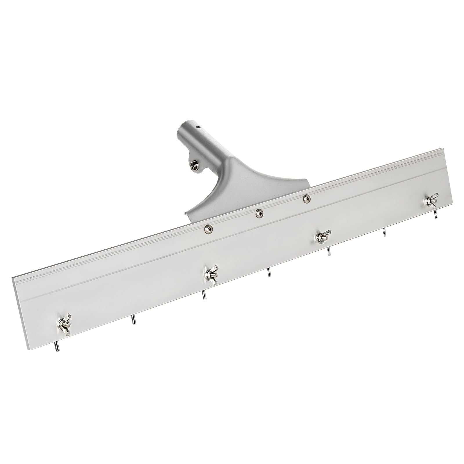 Pin Leveller for Levelling Compound 60CM Screed Rake Adjustable up to 7 MM Height Flooring Tools with 7 Adjustable Pins Professional Pin Leveller Suit for Liquid Screeds,Levelling Compounds and others