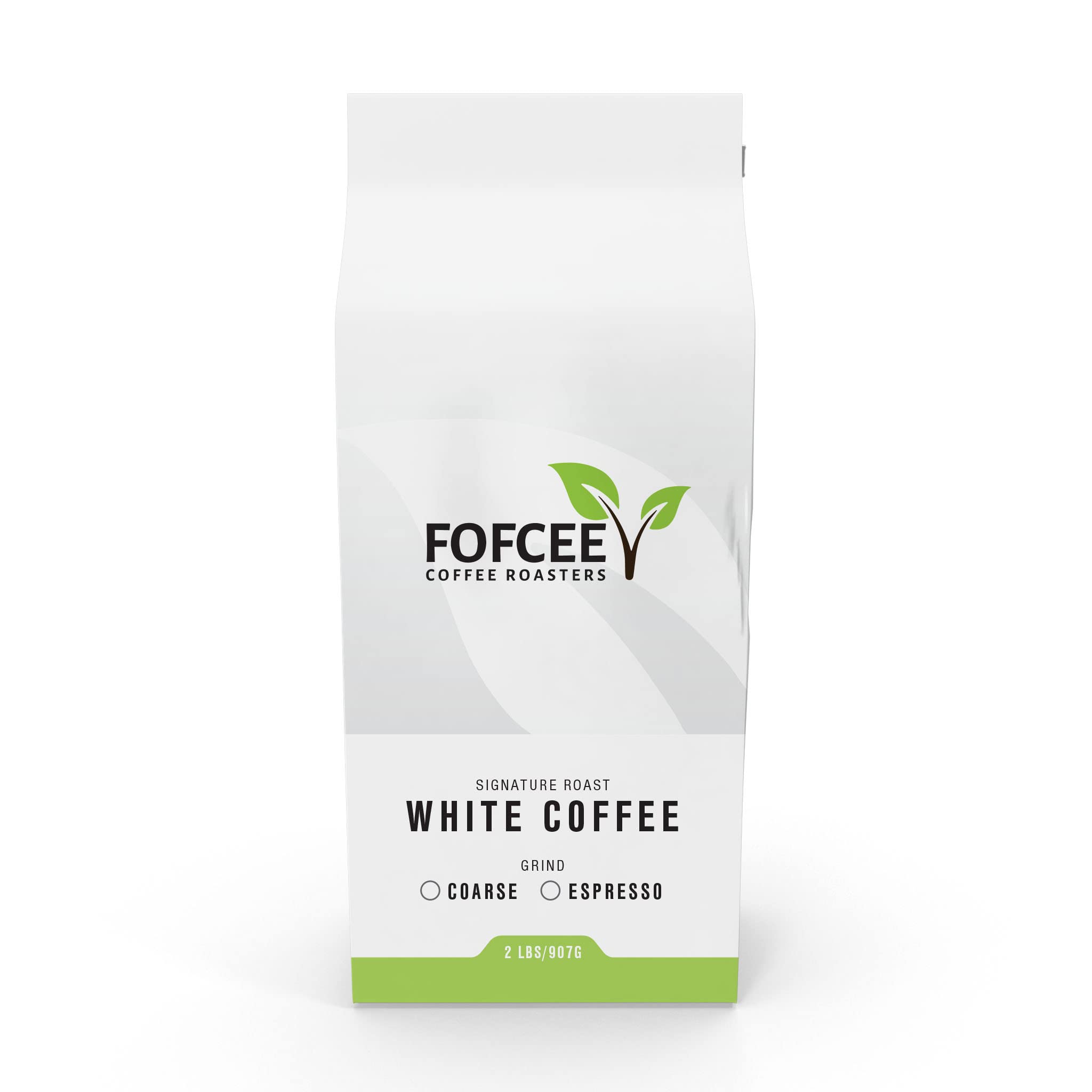 White Coffee 2lbs Ground Espresso Blend Small Batch Roasted