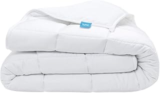Sponsored Ad - Luna Adult & Kids Weighted Blanket - Silky Cooling Bamboo & Premium Glass Beads - 10 Lbs - 60x80 - Queen Si...