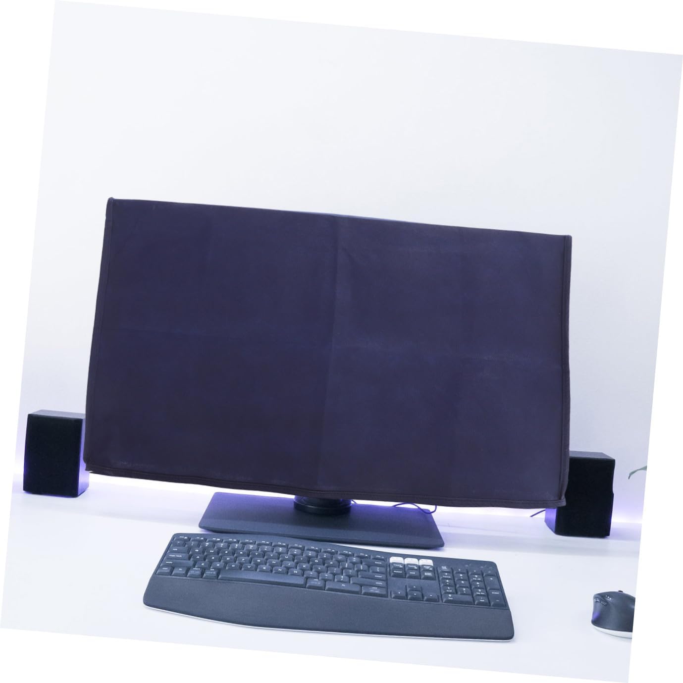 1set Computer Cover Three-piece Set Monitor Keyboard Cpu Case Desktop Pc Computer Protector Breathable Material