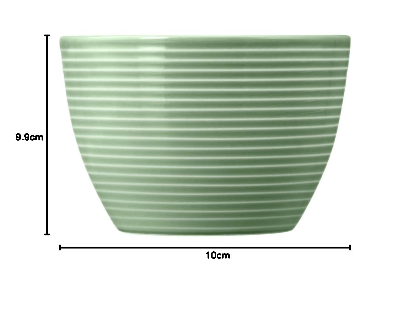 Seltmann Weiden 001.765299 Beat Salbeigrün uni Zuckerdose 0,27 l mit Relief (1 Stück)