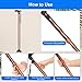 supregear Folding Cane - Foldable Walking Cane for Men & Women - Adjustable Collapsible Self-Standing Cane with T-Handle and Anti-Lost Wrist Strap, Balancing Mobility Aid for Elderly Men Women, Brown