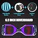 Patinete Eléctrico Auto Equilibrio Hoverboard 6.5 Pulgadas con Bluetooth y LED E-Skateboard