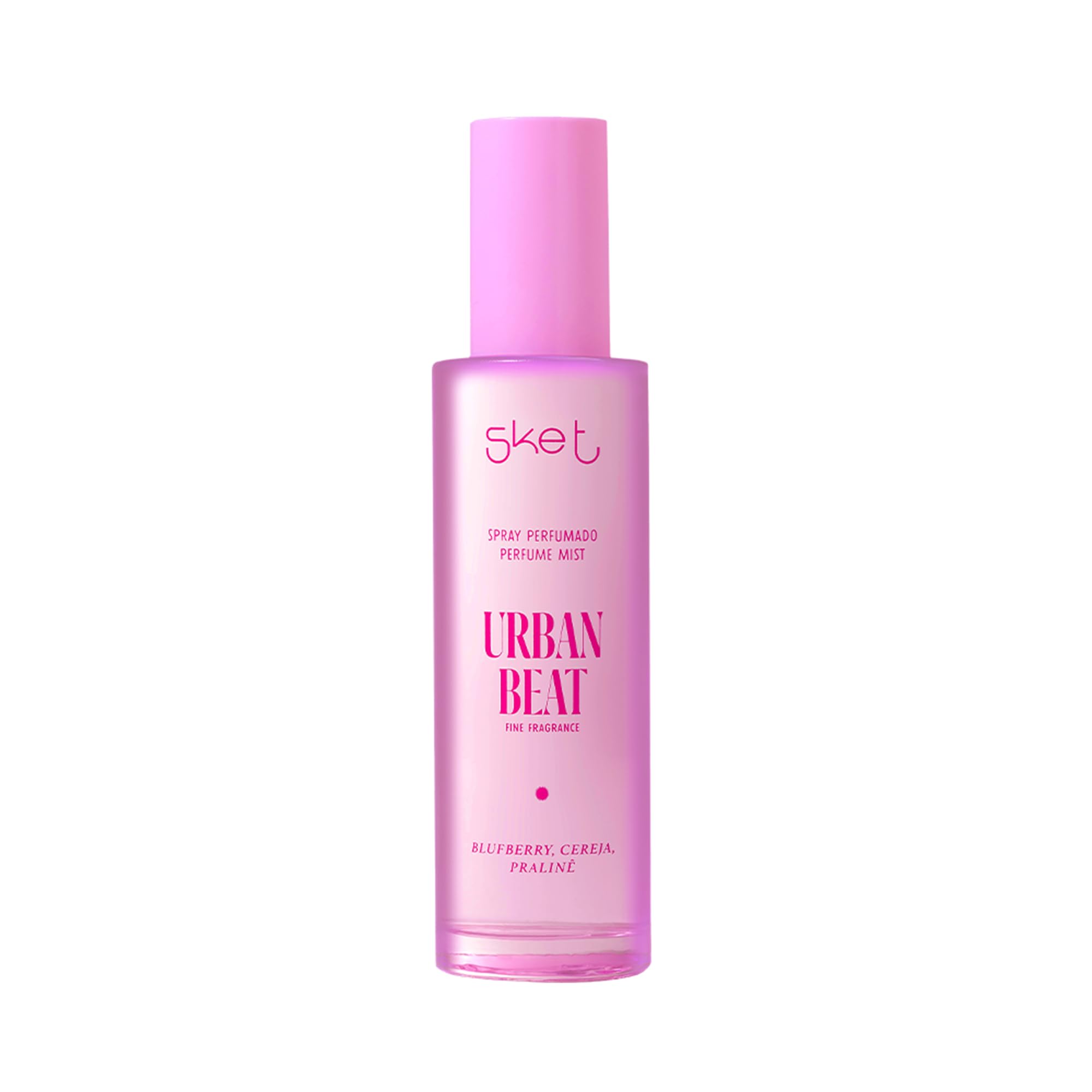 Skelt Body Splash Urban Beat 100ml, Personalidade Forte, Longa Fixação, Combinação de Frutas Vermelhas com Buquê Floral, Todos os Tipos de Pele, Dia e Noite