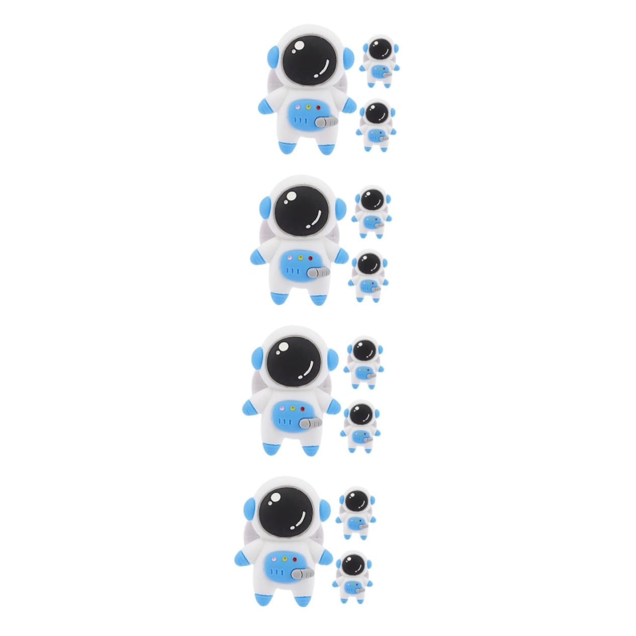 GLEAVI 12pezzi Clip Per Ventilazione Auto Astronauta Accessori Aromatici Creativi Per Bocchette Aria Decorazione Auto Per Ufficio e Casa