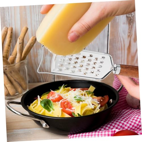 Cabilock 2pcs Rallador De Queso Acero Inoxidable miniatura 7