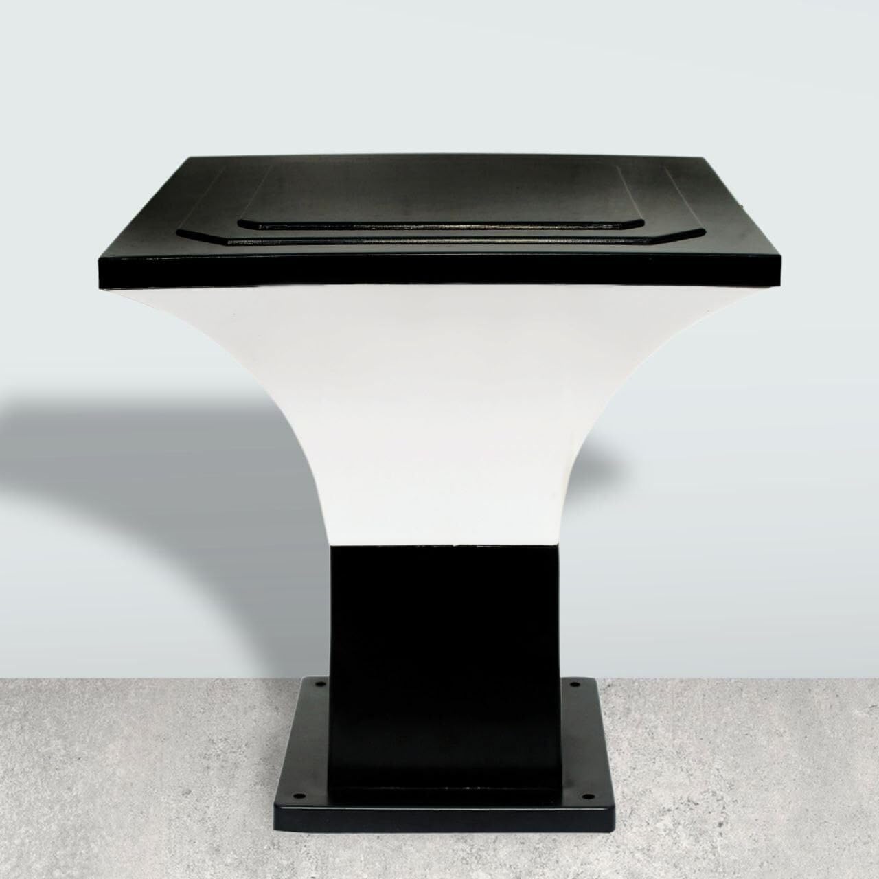White Plastic Fixed Gate Light | Outdoor Garden Roof Entrance Lamp | Durable Weather-Resistant Exterior Lighting Fixture-image-48