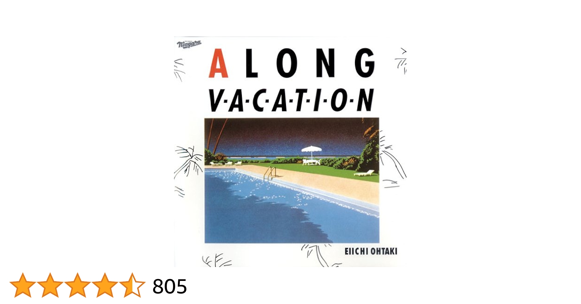 LP【帯付】大滝詠一 A Long Vacation EACH TIME Eiichi Ohtaki