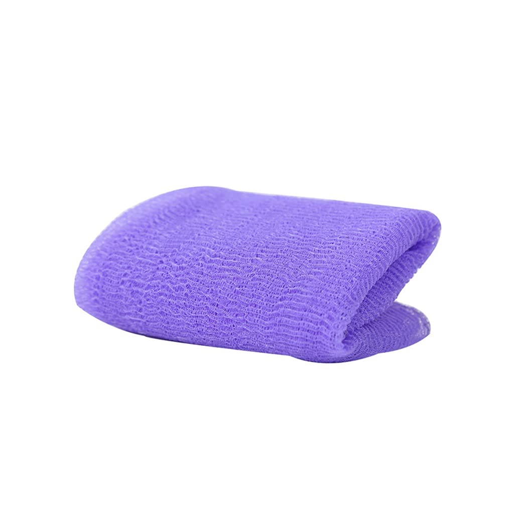 Exfoliating Towel Exfoliating Washcloth Towel Nylon Bath Towel Men's Exfoliating Bath Towel with Deep Clean and Massage Your Skin Bath Wash Towel Exfoliating Cloth (Color : B)