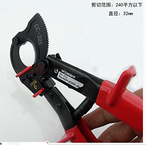 Ratchet Cable Cutter CC-325 for 150mm2 max Wire Cable Cutter Hand Cable Cutting Tool Ratchet Wire Cutter