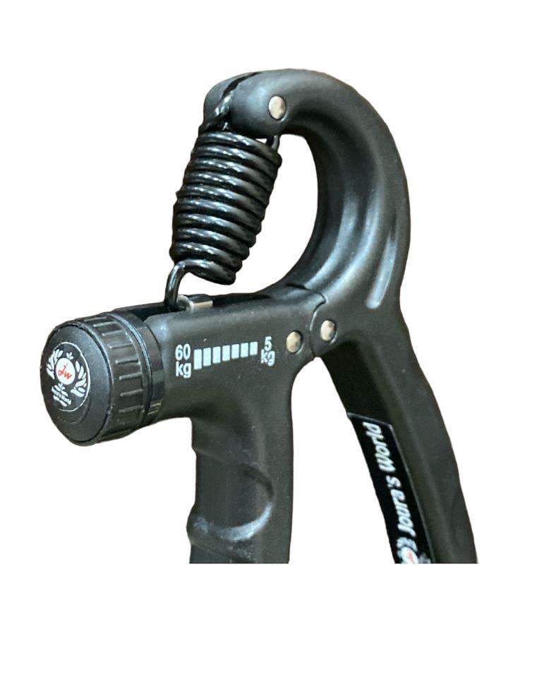 Jouras World Hand Grip Strengthener Adjustable Resistance from 5-60kg, Hand Gripper Perfect for Athletes to Muscle Building and Injury Recovery Forearm Exerciser (Orange) (black) (B0BGZYCNLD) Amazon Price History, Amazon Price Tracker