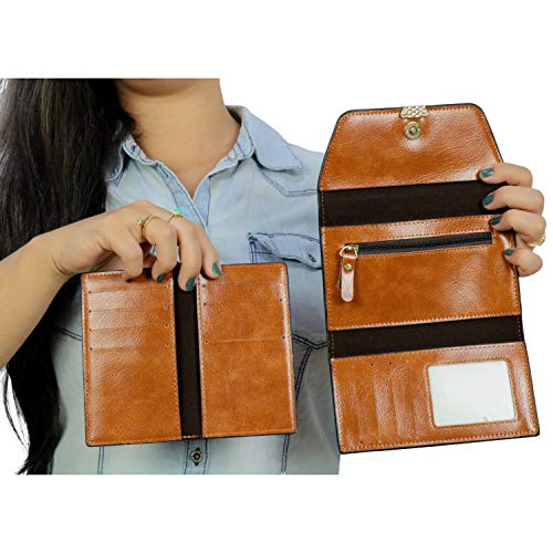 Kit Bolsa Feminina De Ombro E Bolsa Tiracolo Com Carteira (Caramelo)