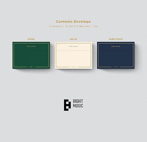 Miniatura 7 de BTS JUNGKOOK 1er álbum en solitario dorado (SUBSTANCE ver.) + Juego de tarjetas de fotos JungKook