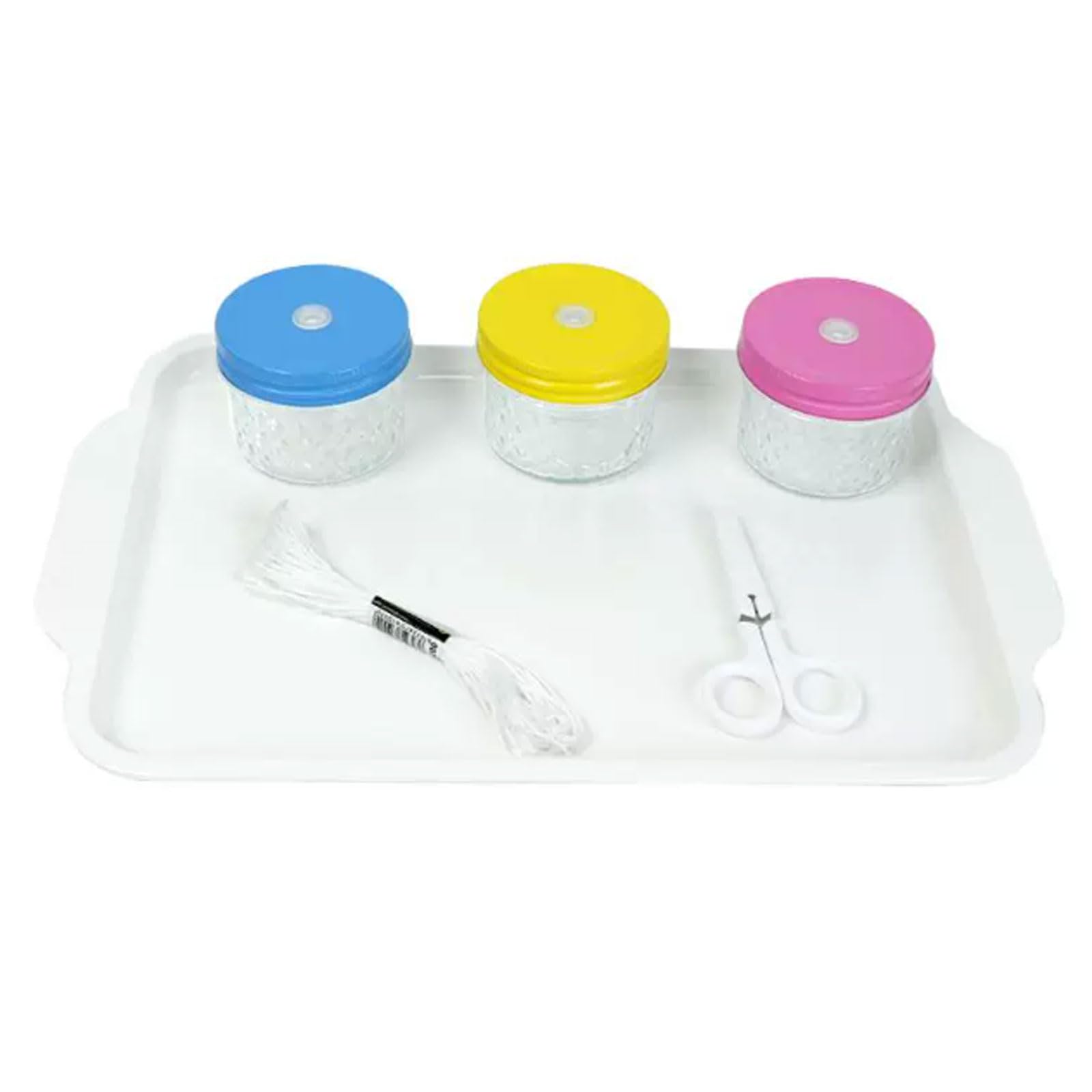Montessori Kinder Mini Webstuhl-Set - DIY Handstrickspielzeug mit Garn & Werkzeugen Praktisches Lebens-Set Pädagogisches Bastelset
