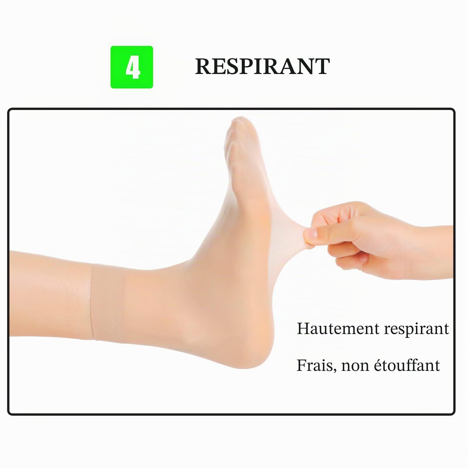 Bas nylon 12 paires de chaussettes nylon femmes 20 DEN bas fins, bas fins légèrement brillants | Plusieurs couleurs