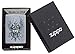 Zippo Viking Warrior Design Street Chrome Pocket Lighter, One Size (29871)