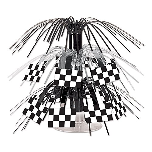 Beistle Checkered Flag Mini Cascade Centerpiece Pack of 3