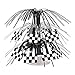 Beistle 54602 Checkered Flag 71/2-Inch Cascade Centerpiece, Mini (Value 3-Pack)