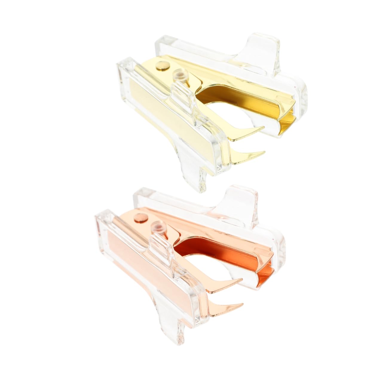 Lurrose 5 Set Di Leva Punti Portatile Per Ufficio Strumento Per Punti Metallici Facile E Robusto Essenziale Per Ufficio Veloce Ed Efficiente 2 Pezzi * 5