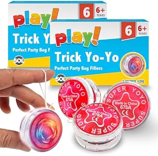 12pk Light Up YoYo Party Bag Fillers | Colourful & Fun Trick YoYo for Kids Light Up | Yo Yo Kids | Magic YoYo Kids | Responsive YoYo Ball | Kids YoYo | Yo-Yos, Yo-Yo | Beginner Yo Yo for Kids Light Up
