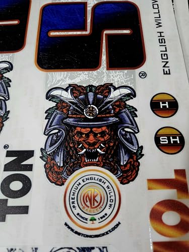 Image of COTTONTAIL Cricket Bat Sticker | 4D Digital DVLL English Willow Sports Tape | Blue