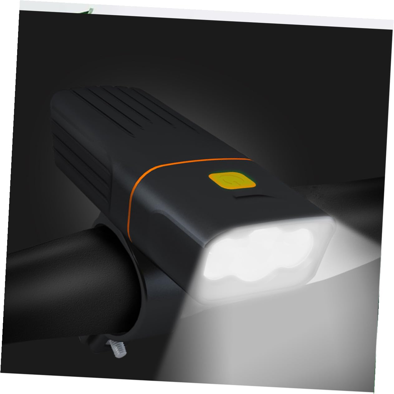 SUPVOX Luce per Bicicletta USB Ricaricabile 2400mah Certificazione Ipx5 Resistente all'Acqua, Set LED Potente e Facile da Installare per Guida Notturna Sicura