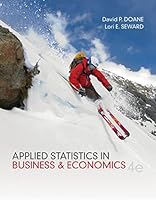 LSC (UNIV OF MASS AMHERST) RES EC 213: Applied Statistics in Business and Economics Volume 2 Chapters 8-18 UPDATE 1259414876 Book Cover