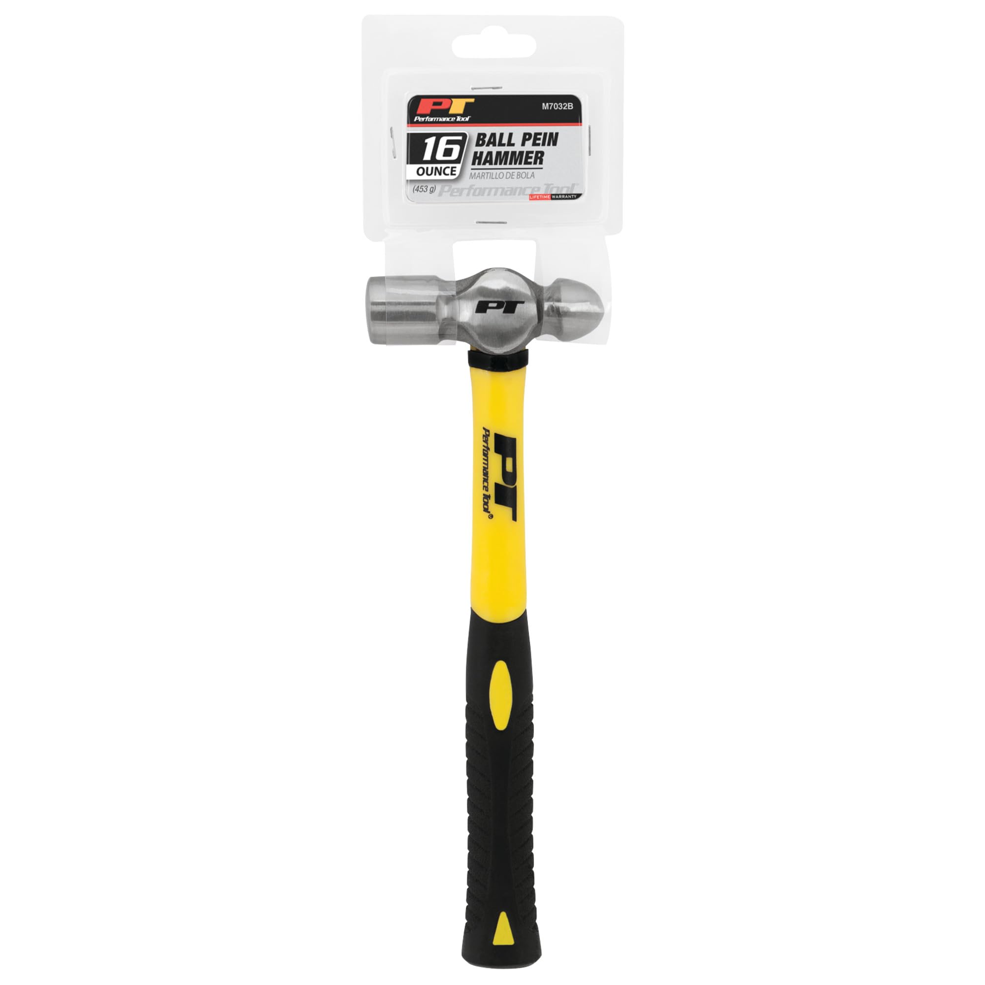 Performance Tool M7032B - Martillo de bola con mango de fibra de vidrio (473 g)