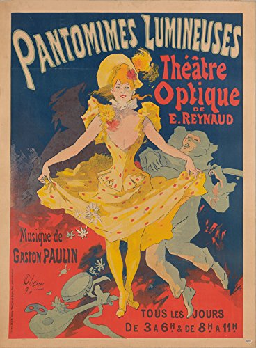 The Poster Collective Vintage Pantomimes Lumineuses Jules Cheret