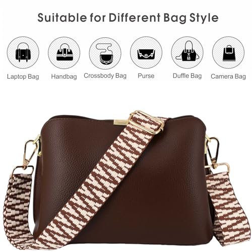 Image of Replacement Purse Strap Shoulder Strap Adjustable Crossbody Strap for Women Crossbody Wide Shoulder Bag