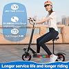 Off-Road Electric Scooter Adults with Seat,1600W/1200W Motor,28-36 Miles Long Range,31/34MPH,10/11 All Terrain Escooter, 48V 18AH,Foldable E-Scooter with Full Suspension,Dual Brake,150KG Load