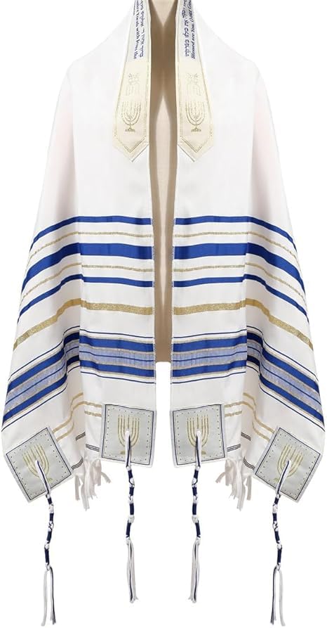 1Pc Taperstick Prayer Shawl Morning Prayer Shawl Prayer Scarf Prayer Religious Scarf 50cmx180cm