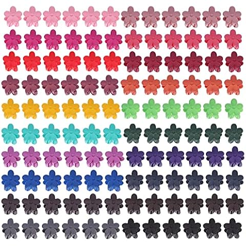 inSowni 120 Pack Mini Hair Claw Clips Cover