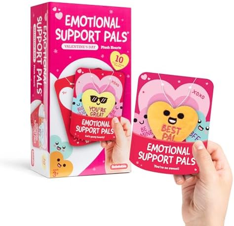 Emotional Support V-Day Heart Cards by Relatable - The Cute Class...