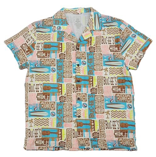 Buc-ee's Beaver 2025 Tiki Camper Shirt Button Down Unisex Mens Women Boys Girls Youth Toddler Travel Center Short Sleeve