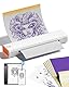 Itari M08F Tattoo Drucker, Thermodrucker Tattoo für A4 Papier mit 10pcs Tattoo Papier, Tattoo Printer Tattoo Stencil Drucker Bluetooth mit IPad & Phone & PC,Weiß