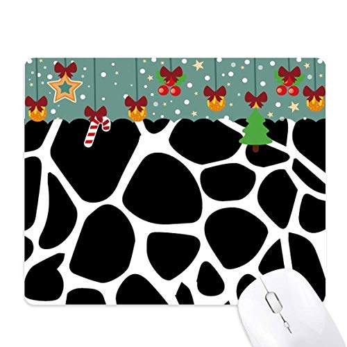 Tapis de souris girafe en caoutchouc antiderapant pour bureau