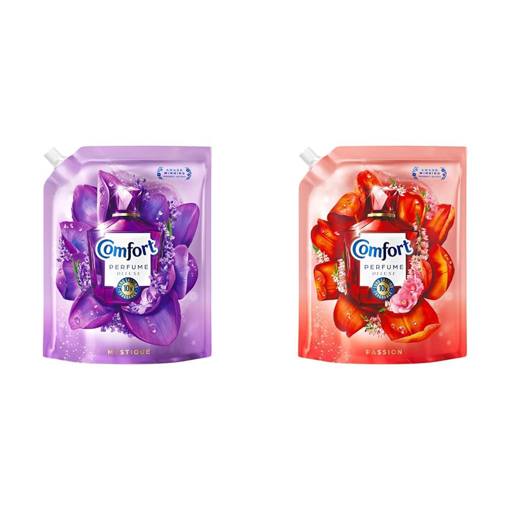 Comfort Perfume Deluxe Mystique 1.8L Pouch - Luxury fragrance For your clothes,Liquid,Floral & Perfume Deluxe Passion 1.8L Pouch - Luxury fragrance For your clothes,Liquid,Floral-image-12