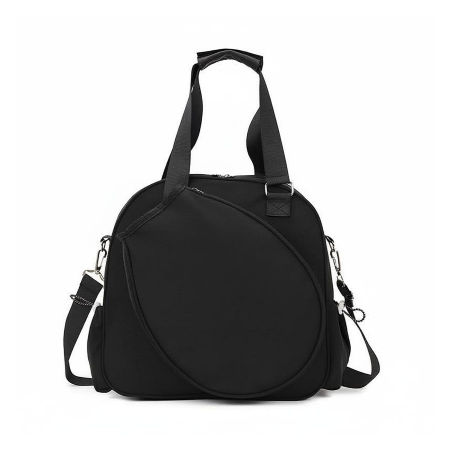 Large Capacity Badminton Racket Backpack Black | Carrying Storage Capacity Comfort Daily Versatility Large Black-picture-25
