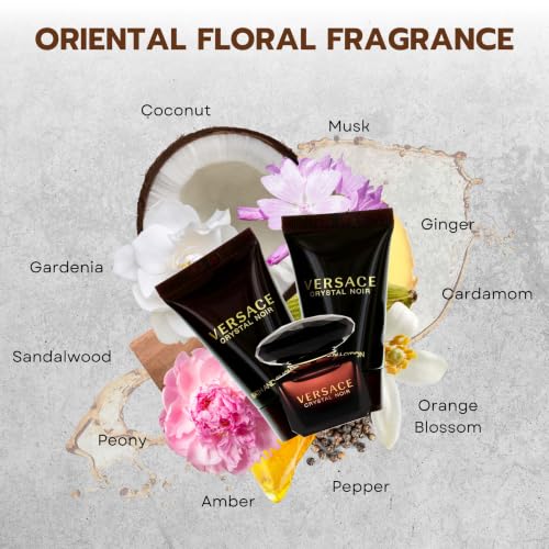 Versace Crystal Noir Perfume for Women Mini EDT 3 Piece Gift Set - image 3