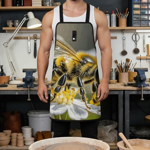 Delantal ajustable RLDOBOFE para hombres y mujeres miniatura 4