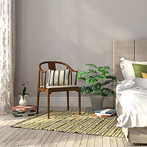 Artificial Palm Leaves Plants Faux Fake Monstera Turtle Leaf Tropical Large Palm Tree Leaves Plant Outdoor Uv Resistant Plastic Plants (Green) #TOP5