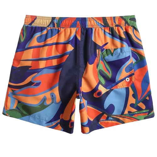 Image of maamgic Mens Swim Trunks 5 Inch with Mesh Liner Breathable for Beach