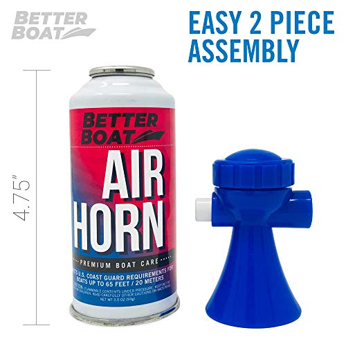 Air Horn Can for Boating & Safety Very Loud Canned Boat Accessories