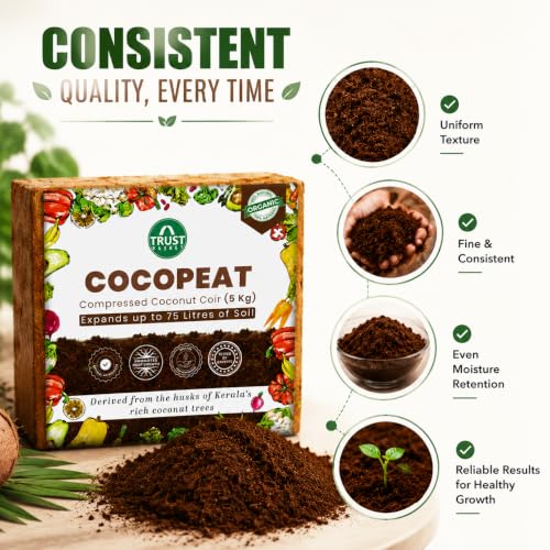 TrustBasket Premium Cocopeat 5kg - Image 6